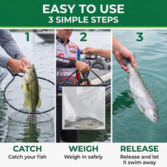 2 Pack Fishing Tournament Weigh-In Bag, Bass Fishing Weigh-In Bag, 24 X 24 Inch,