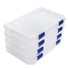 TACKLE BOX Fishing Lure Tray with Adjustable Dividers 4 Pack 3700 ZXDIN3