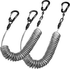 Alloy Steel Fishing Lanyard & Paddle Board Leash – Adjustable 20-79 inches Long