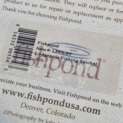 Fishpond Lodgepole Fishing Satchel Oskar Blues Brewery Tan With Strap NWT