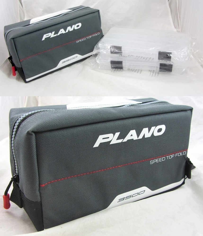 Plano Weekend Series Speed Bag Size 3500 with Two Tackle Trays Boxes