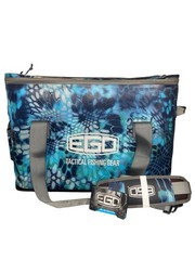 EGO Kryptek Fish Weigh In Catch Cooler Pontus Blue Camo Fishing Waterproof Tote