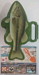 Flambeau Wild Bite Adventure Bass Fishing Kit Kids 25pc Tackle Box Outdoors Gear