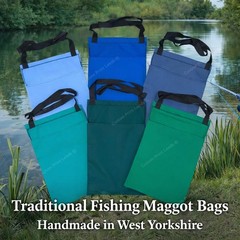 Fishing Maggot Bag High Quality & Durable Plain / Carp Fishing + Free Uk P&P