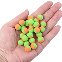 Carp Bait Beads 30pcs Two Color EVA 12mm for Rig Setup and For Fishing