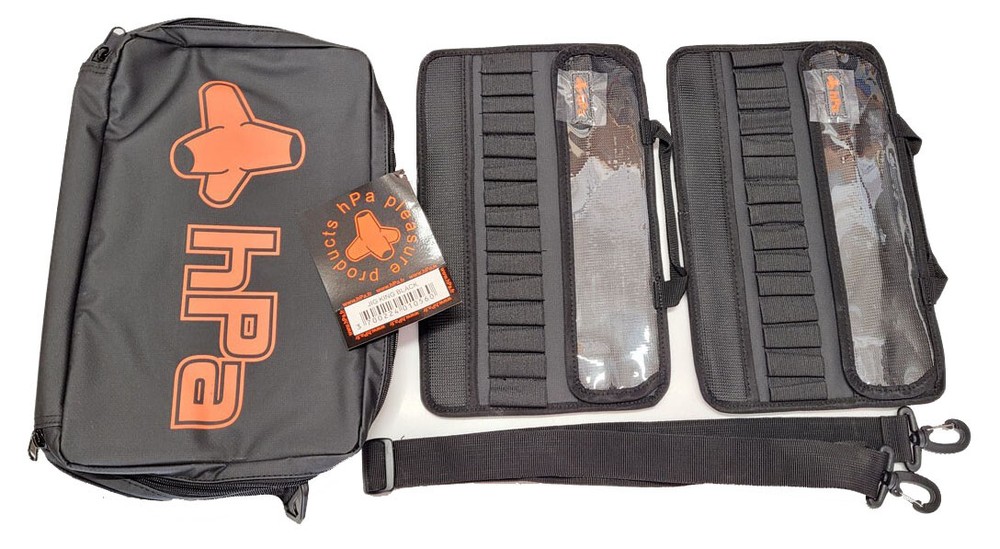 HPA Jig King Saltwater Lure Storage Bag BLACK (2 jig insert cards, 14″x10″x4.5″)