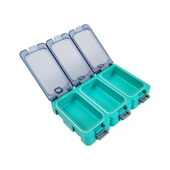 Fishing Accessories Box Portable 3Pcs Storage Box Hook Container Lure Organizer