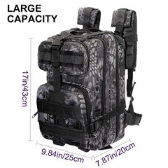 Ghanneey Lightweight Fishing Tackle 9.45 x 7.87 x 16.93 inches, Black