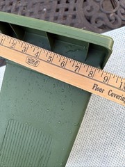 Vintage GREEN Fenwick Sport Seat 9050 Fishing Tackle Box Bait Cooler RARE Color