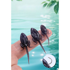 10PCS Biomimetic Tadpole Soft Lure for Bass Fishing Topwater Floating Action