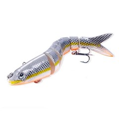 Sinking Minnow Lure 13.5cm 18g Multi-Segmented Jointed Bait for Outdoor Fishing