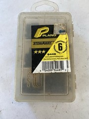 Plano 3448-60 Clear Prolatch Stowaway 6 Fixed Compartment Organizer With Hardwar