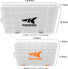 Tackle Boxes, Plastic Box, Plastic Storage Organizer Box with Removable Dividers