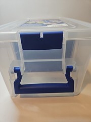 4510 Super Half Satchel Soft Bait Organizer 15x8x6.25-Inch, Clear 4 Compartments