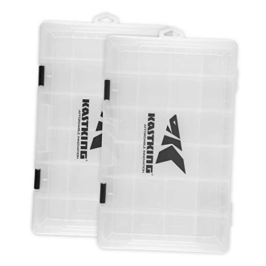 Tackle Boxes, Plastic Box, Plastic Storage Organizer Box 3700(2Pack) Standard