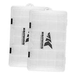 Tackle Boxes, Plastic Box, Plastic Storage Organizer Box 3700(2Pack) Standard