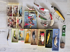 EUC #5413 VTG Tackle Box “Union Steel Chest Corp” Leroy, NY REGD 1951 Lures/More