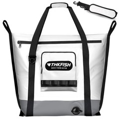 Insulated Fish Cooler Bag, 25×17.5in Portable Soft Cooler Bag for Caught Fish…