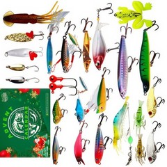 24-Piece Synthetic Bait Set for Consistent Performance in Any Condition