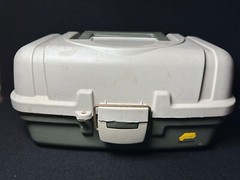 Vintage Plano Tackle Box 6102 Fold Out Tray Fishing Gear USA, QuikShip Item