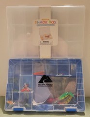 Fishing Lot- One Ozark Trail Tacklebox W/fishing Gear & Snackle Box