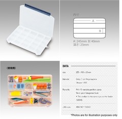 Meiho Free Case 1200NS (255x190x28mm) Clear (6687)