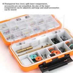Fishing Tackle Box Lure Waterproof Compartments 2 Layer Hook Storage Case Hook