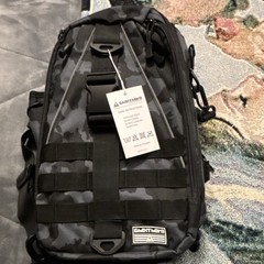 Ghosthorn Fishing Backpack Polyester Shoulder Strap Black Gray