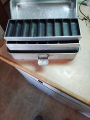 UMCO Corporation #103a 1950 S Aluminum Tackle Box Fishing Lure , Watertown Minn.