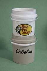 Bass Pro Shops & Cabela’s Mini Buckets – SET of 2 – Brand New EASTER GIFT