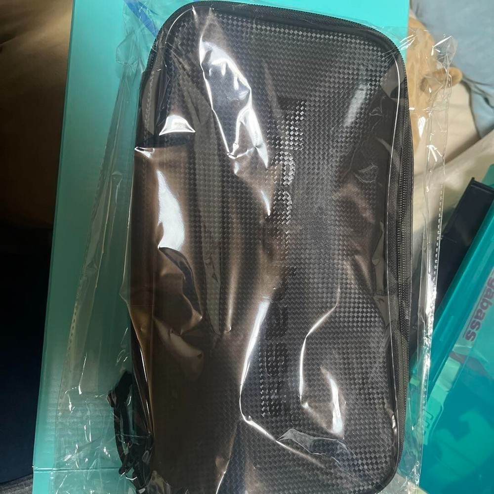 Megabass Bag Pouch Case L 16×30cm Black Logo Fishing Sports Japan