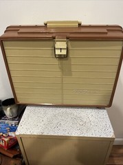 VINTAGE PLANO 777 GIANT FISHING TACKLE BOX OR HOBBY/CRAFT STORAGE BOX ORGANIZER