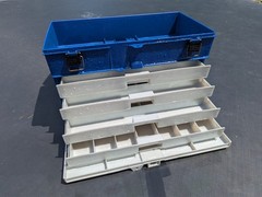 Vintage Plano 5757 Tournament 4-Drawer Tackle Box 27 Compartments USA