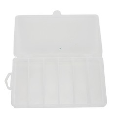 Bait Box PVC Plastic Transparent 17.5×9.5x3cm 1pc Accessory Box Bait Box