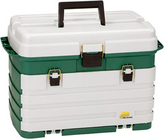 4-Drawer Tackle Box Green Metallic/Silver ,One Size