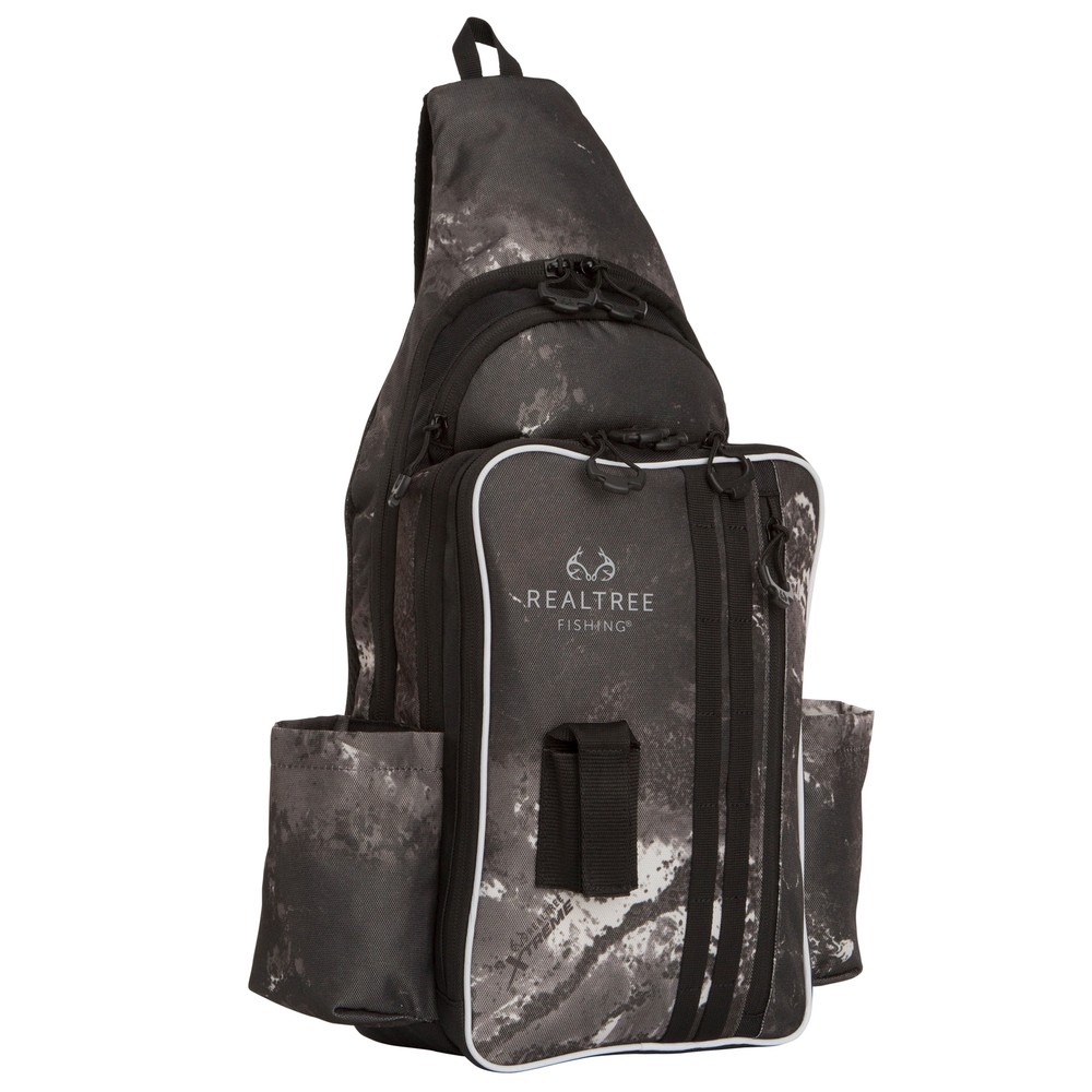 Realtree Aspect Fishing Tackle Sling, Midnight, Tackle Backpacks
