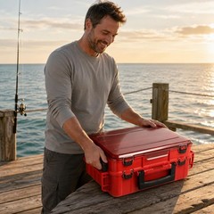 Double-Tier Tackle Box Clear Lid Double Tier Tackle Box ABS