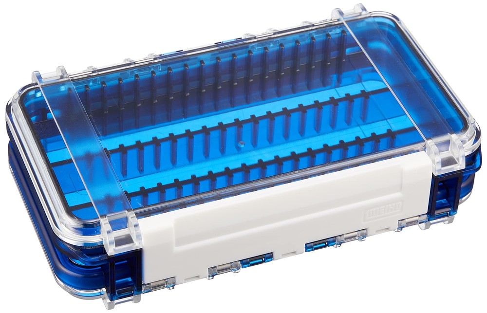 MEIHO WG Waterproof Parts Case Clear x Blue 175x105x43mm polycarbonate, PP NEW