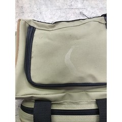 Sport Fisher Fishing Carry Bag – Missing Straps Brown Canvas Zippered Fast Ship!