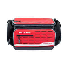 Plano PLABW460 3600 Weekend Series DLX Softsider Polyester Tackle Case Red Black