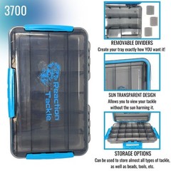 Reaction Tackle Ultimate Waterproof Tackle Box Trays with Removable Dividers …