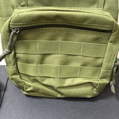 Trout Unlimited Tactical Sling Crossbody Bag Olive Green MOLLE Pockets Fishing