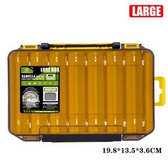 Fishing Bait Storage Box PC Case Lure Box Double-Layer Fishing Tackle Organizer