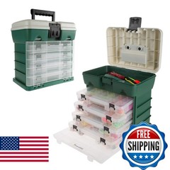 Tool Box Organizer 4 Drawers 19 Compartments Green Wakeman 80-FSH5035