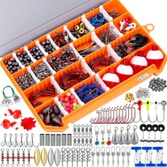 All-in-One Fishing Tackle Box with 263 Accessories – Ideal Gift for Dads
