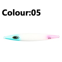 Iron Plate Lure UV Glow Effect Fast Water Cutting Design 150g 300g 450g 600g