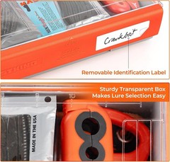 HyperSeal Fishing Tackle Box with One-Hand Access – 3700 Deep, 2 Packs for Ease