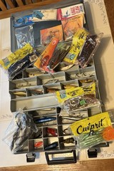 Flambeau Strike Force Tackle Box w/Slide Out Draw & Bass Baits