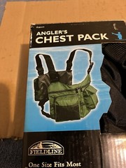 Fieldline Angler’s Fishing Chest Pack, Olive Green