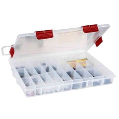 Plano Rustrictor Terminal Stowaway Portable Tool Box With 26 Compartments Red